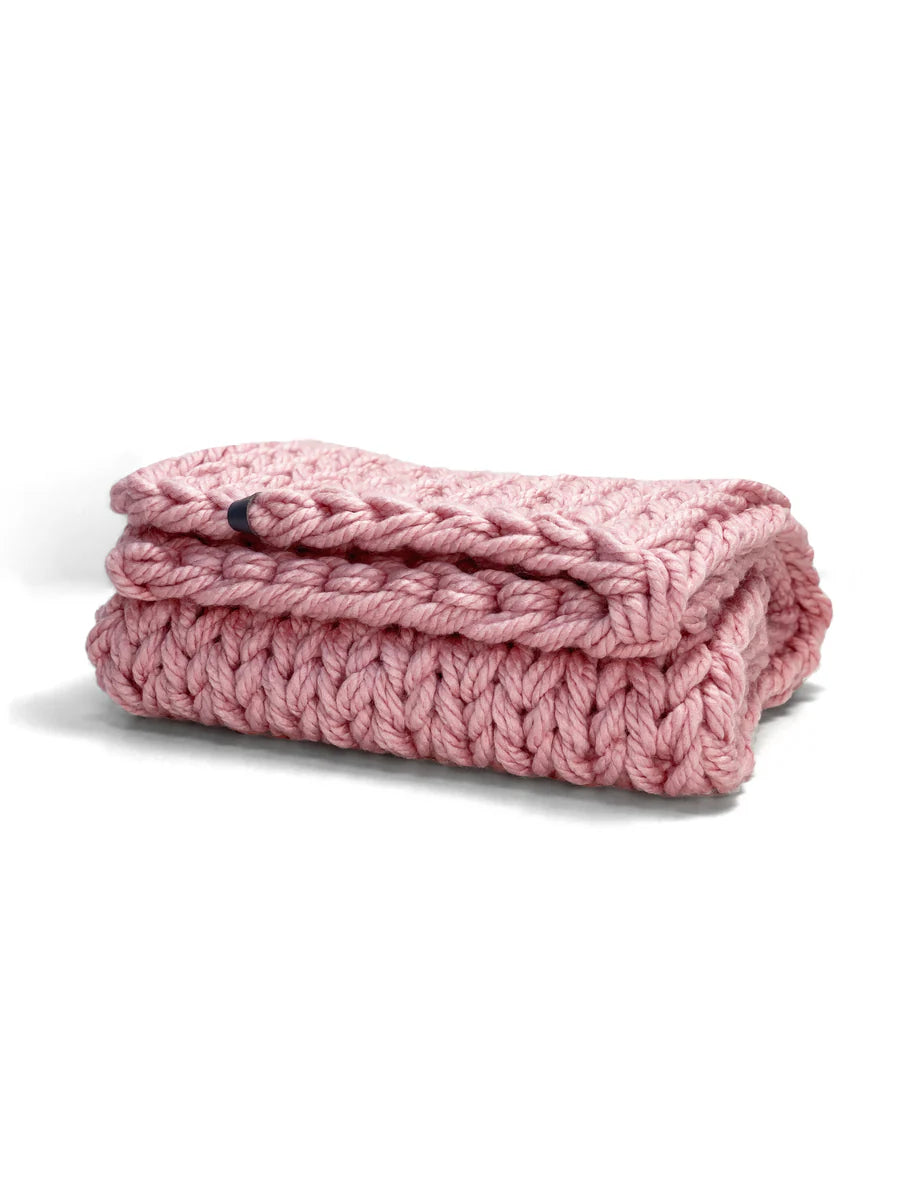 Pink Handmade Chunky Knit